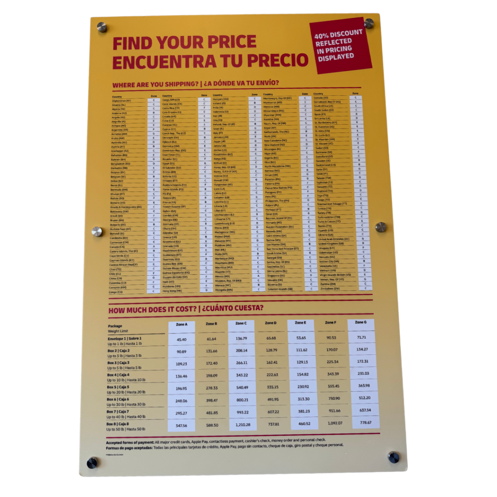 DHL Rate